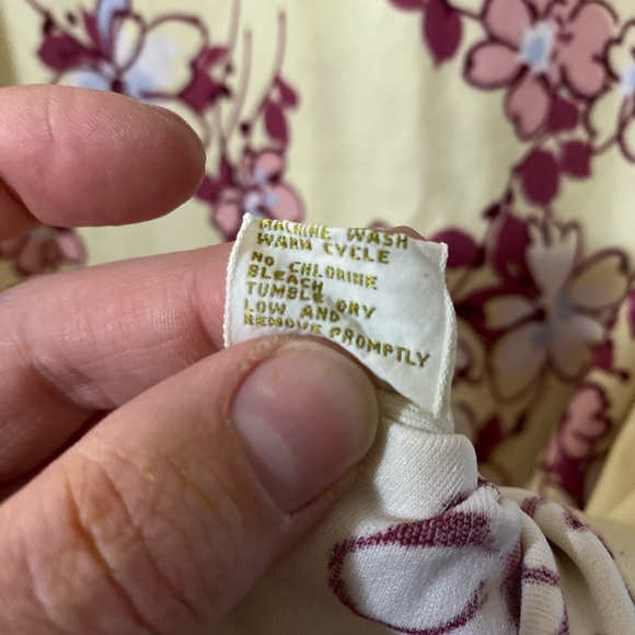 60’s Vintage polyester blouse (medium) - Picture 4 of 4